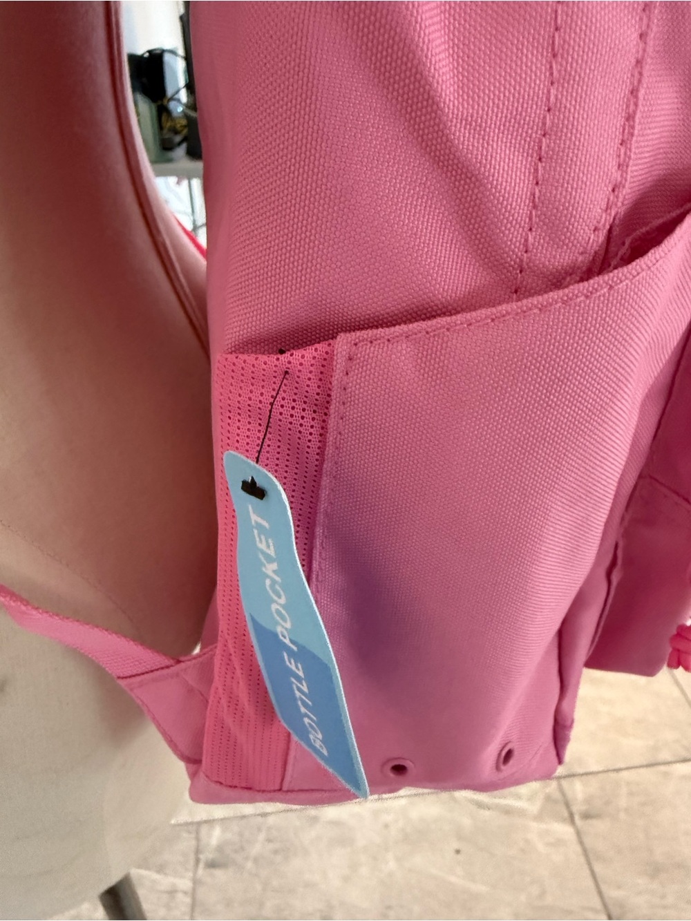New womens Converse Pink Backpack with Detachable Pouch - Picture 7 of 9